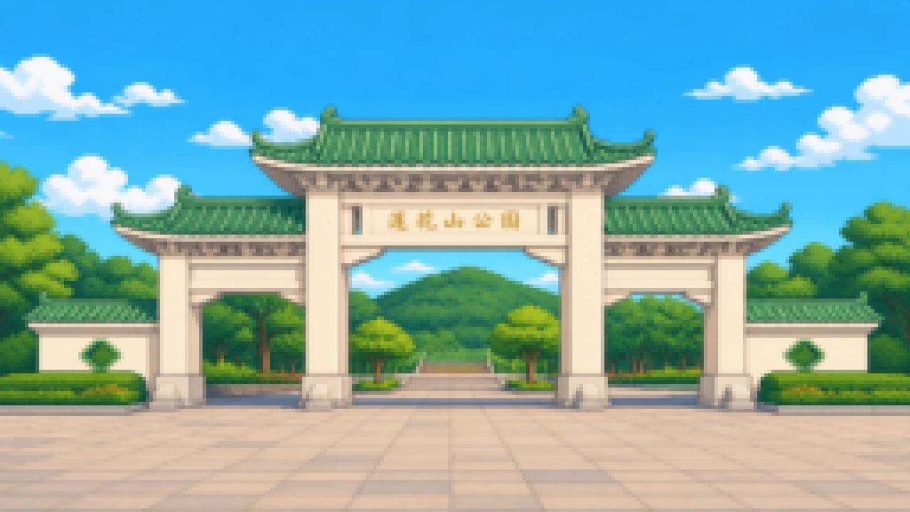 深圳 · 莲花山 · 正视图